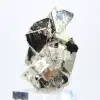 Mineral de pirita octaédrica do Peru para colecionadores. - 2