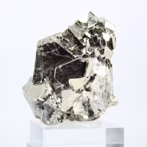 Pedra de pirita octaédrica natural – Origem: Peru