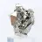 Espécime mineralógico de pirita octaédrica do Peru