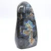 Pedra Polida Labradorite Malgaxe para Decoração e Coleção - 1