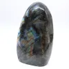 Pedra Polida Labradorite Malgaxe para Decoração e Coleção - 2