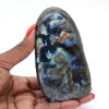 Pedra Polida Labradorite Malgaxe para Decoração e Coleção - 5