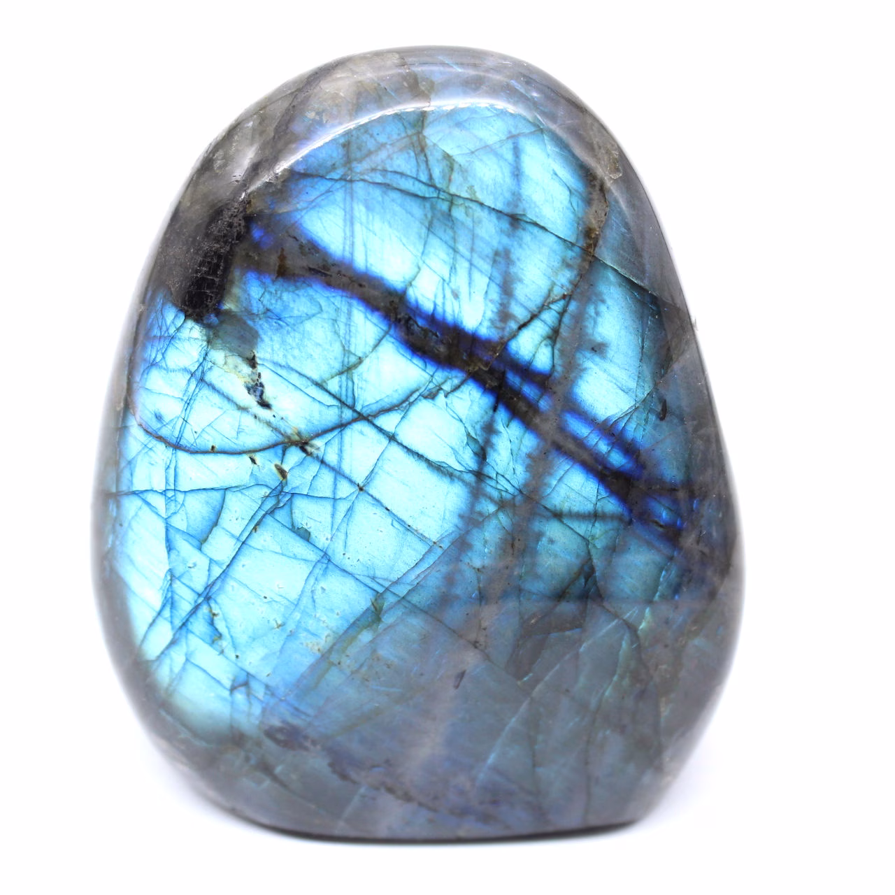 Pedra Natural Labradorite Polida Madagáscar Coleção