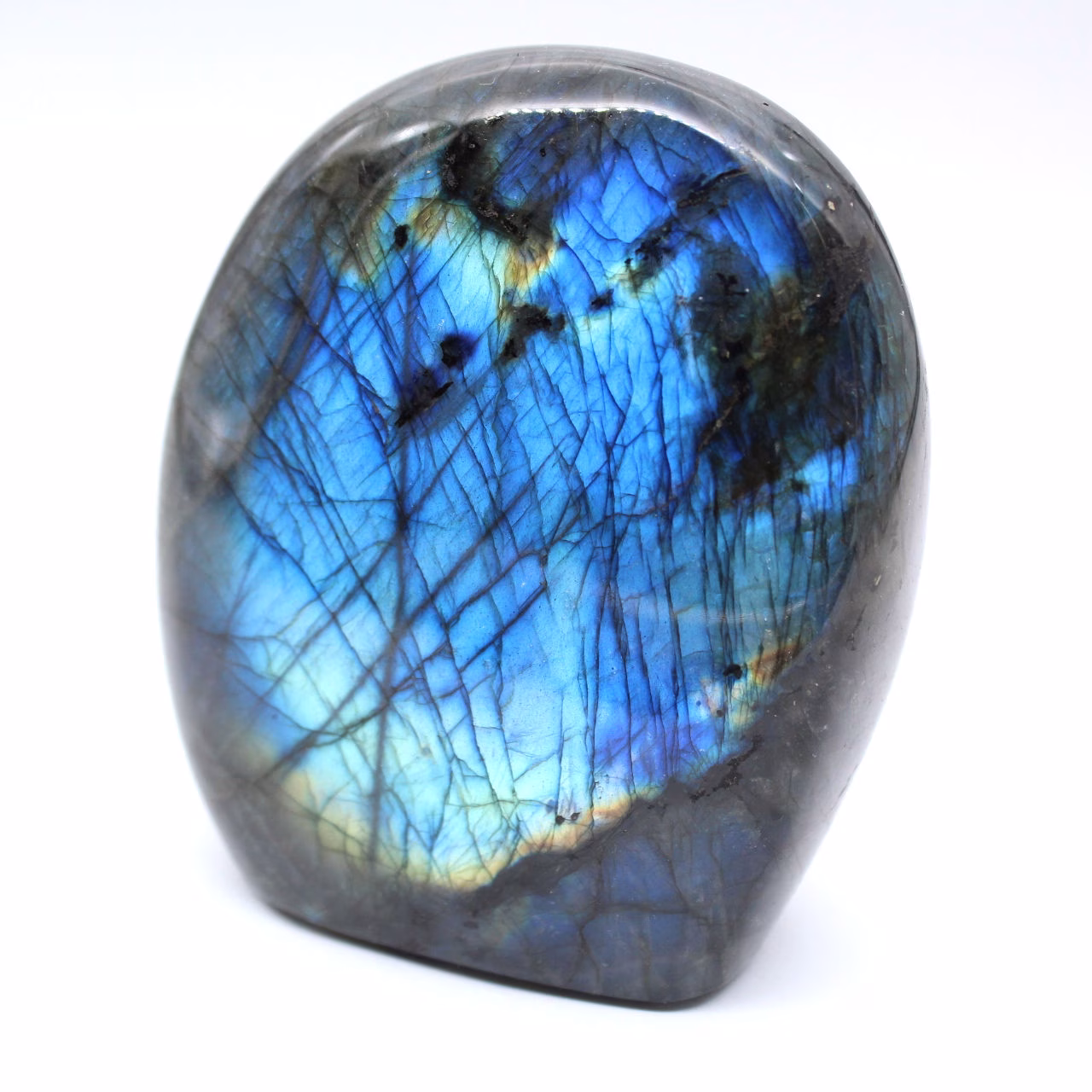 Objeto Ornamental em Labradorite Natural de Madagáscar