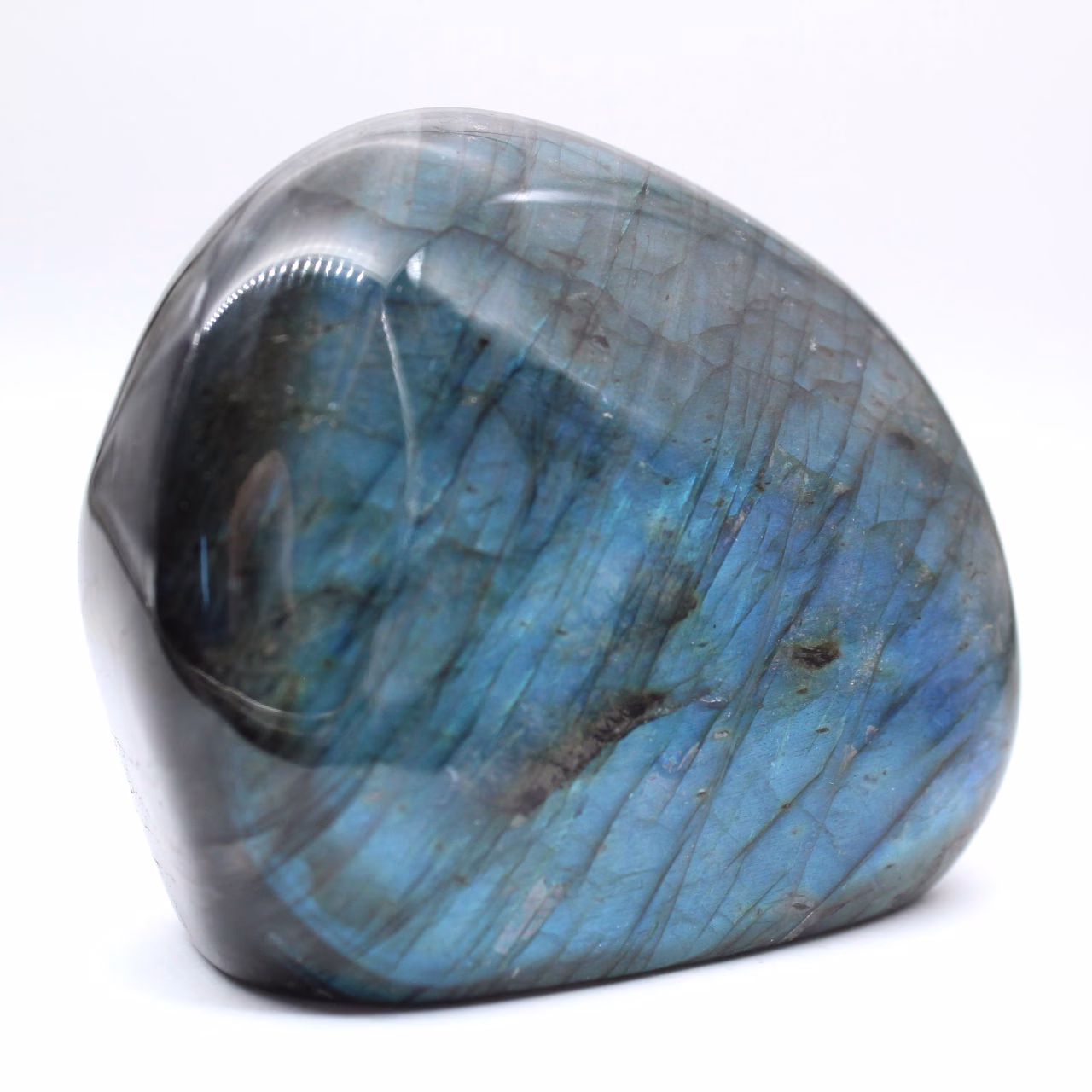 Forma Livre Mineral Labradorite Polida de Madagáscar