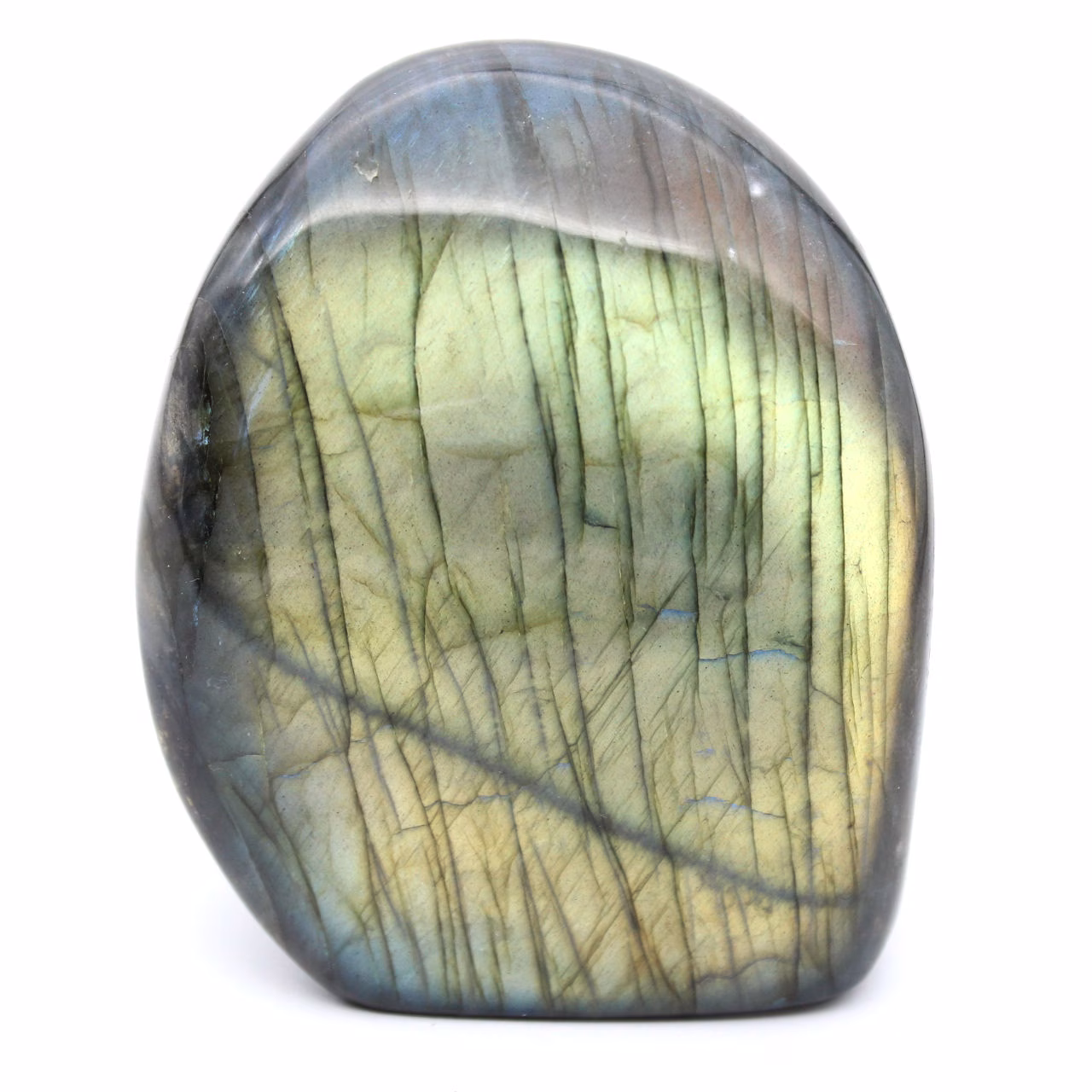 Pedra Ornamental Labradorite de Madagáscar para Vitrine