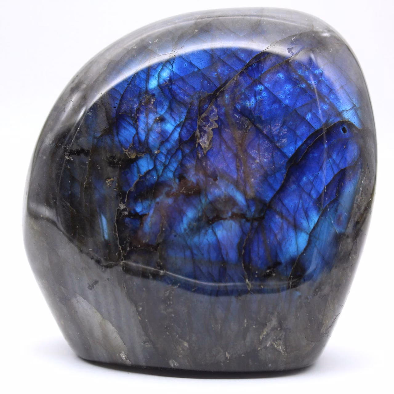 Ornamento em Labradorite Polida Espécime de Madagáscar