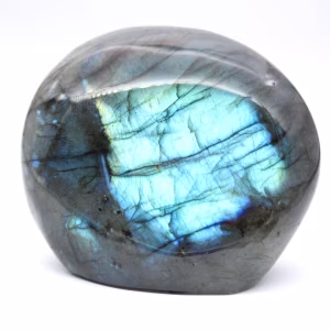Mineral Ornamental Labradorite de Madagáscar Polida