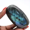 Labradorite de Madagáscar Pedra Polida para Coleção - 5