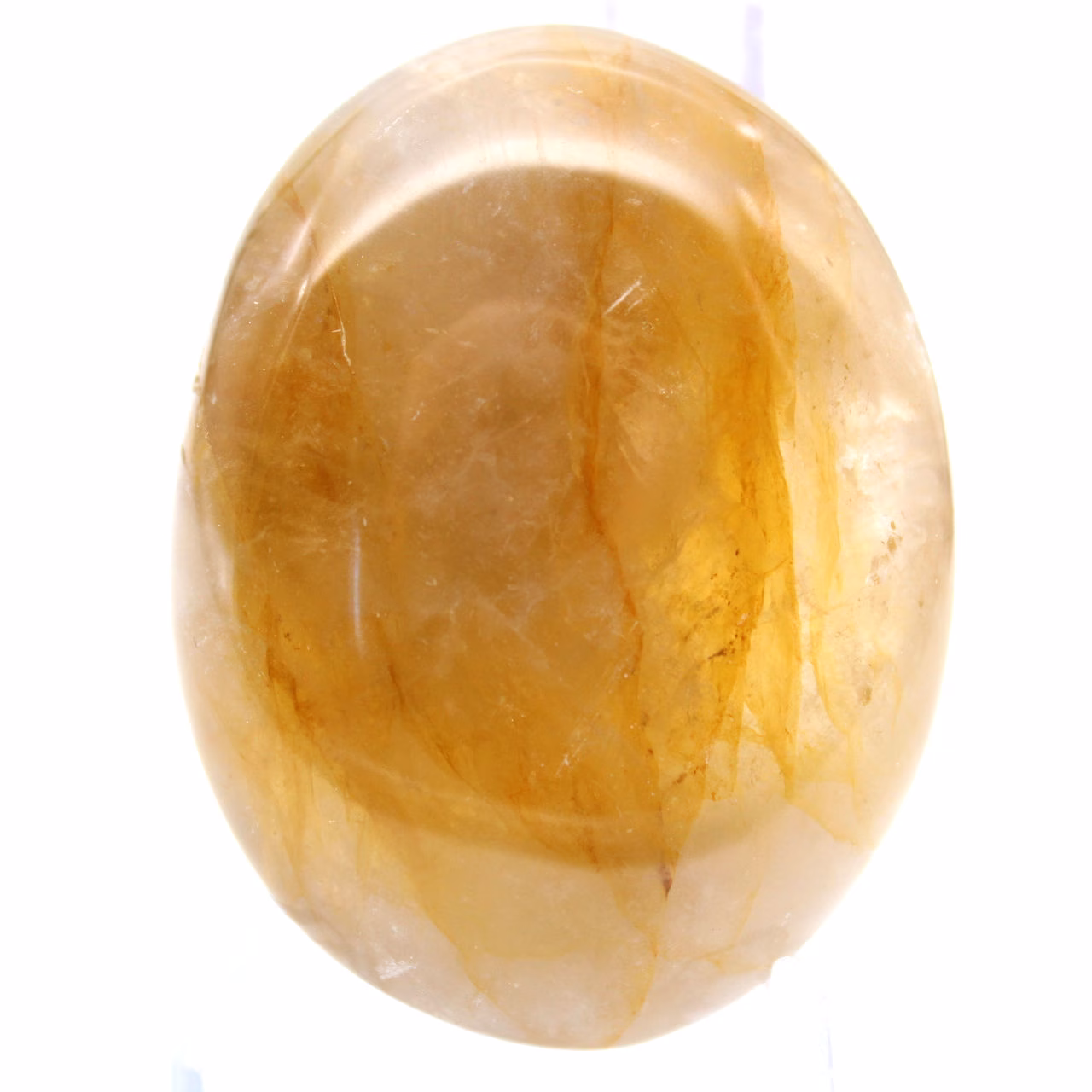 Pedra natural: seixo de quartzo amarelo de Madagáscar
