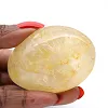 Seixo de quartzo amarelo malgaxe, pedra polida de coleção - 2