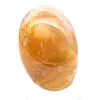 Seixo de quartzo amarelo de Madagáscar com formas arredondadas - 1
