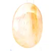 Seixo de quartzo amarelo de Madagáscar com acabamento polido - 1