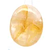 Quartzo amarelo malgaxe em seixo polido para decoração - 0