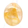 Quartzo amarelo malgaxe em seixo polido para decoração - 1