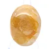 Seixo de quartzo amarelo de Madagáscar, espécime polido - 0