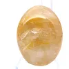 Seixo de quartzo amarelo de Madagáscar, espécime polido - 1