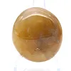 Pequeno seixo de quartzo amarelo malgaxe para expor - 0