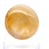 Seixo de quartzo amarelo de Madagáscar para vitrina mineralógica - 1