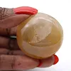 Seixo de quartzo amarelo de Madagáscar para vitrina mineralógica - 2