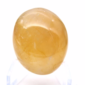 Quartzo amarelo malgaxe em pequeno seixo de pedra natural