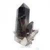 Cristal de quartzo mórion do Brasil em base acrílica, peça de coleção - 3