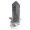 Cristal de quartzo mórion do Brasil em base acrílica, peça de coleção - 6