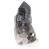 Quartzo mórion do Brasil, cristal natural apresentado em base acrílica - 3