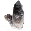 Quartzo mórion do Brasil, cristal natural apresentado em base acrílica - 4