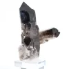 Prisma de quartzo mórion do Brasil, espécime em base acrílica - 4