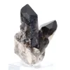 Quartzo mórion negro do Brasil, cristal único com base acrílica - 2