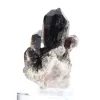 Quartzo mórion negro do Brasil, cristal único com base acrílica - 4