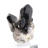 Quartzo mórion negro do Brasil, cristal único com base acrílica - 5