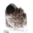 Quartzo mórion do Brasil, cristal negro natural montado em base