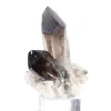Mórion do Brasil, cristal de quartzo fumado negro em base acrílica - 2