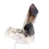 Mórion do Brasil, cristal de quartzo fumado negro em base acrílica - 3