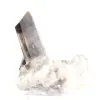 Mórion do Brasil, cristal de quartzo fumado negro em base acrílica - 6