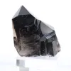 Pequeno cristal de quartzo mórion natural do Brasil em base acrílica - 4
