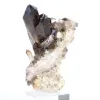 Quartzo mórion do Brasil, cristal escuro em base de acrílico - 2
