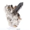 Quartzo mórion do Brasil, cristal escuro em base de acrílico - 4