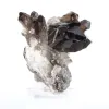 Cristal de quartzo mórion de origem brasileira, expositor acrílico - 3