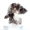 Cristal de quartzo mórion de origem brasileira, expositor acrílico - 4