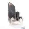 Espécime cristalino de quartzo mórion do Brasil, base acrílica incluída - 2