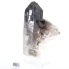 Mini cristal de quartzo mórion do Brasil, pedra negra em base - 5