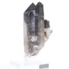 Mini cristal de quartzo mórion do Brasil, pedra negra em base - 6