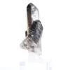 Quartzo mórion do Brasil em formato pequeno, ponta fina com base - 3