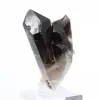 Pequena peça de quartzo mórion brasileiro, cristal em suporte - 2