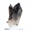 Pequena peça de quartzo mórion brasileiro, cristal em suporte - 4