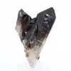 Pequena peça de quartzo mórion brasileiro, cristal em suporte - 5