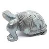 Tartaruga em esteatite boliviana para coleção mineral - 3